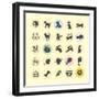 Set of Animal Icons-PureSolution-Framed Art Print