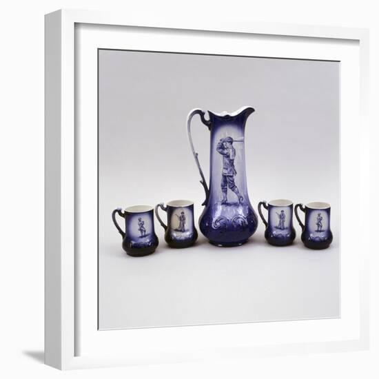 Set of beer mugs, c1900-Unknown-Framed Giclee Print