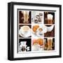 Set Of Coffee Drinks-maksheb-Framed Art Print