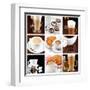 Set Of Coffee Drinks-maksheb-Framed Art Print