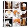 Set Of Coffee Drinks-maksheb-Stretched Canvas