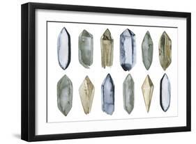 Set of Crystal Gems-Maria Mirnaya-Framed Art Print