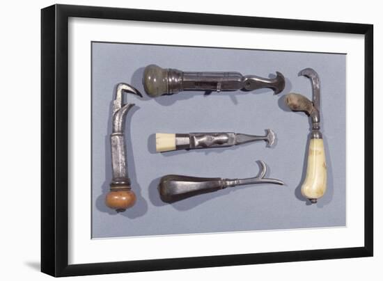 Set of Dentistry Instruments, Early 19th Century-null-Framed Giclee Print