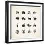 Set of Farm Icons-PureSolution-Framed Art Print