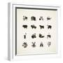 Set of Farm Icons-PureSolution-Framed Art Print