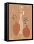 Set of Flower Vases-Ivy Green Illustrations-Framed Stretched Canvas