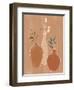 Set of Flower Vases-Ivy Green Illustrations-Framed Premium Giclee Print