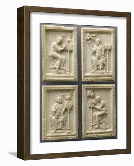 Set of Four Plates: the Evangelists and their Symbols-null-Framed Giclee Print