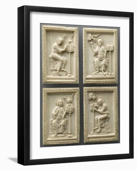 Set of Four Plates: the Evangelists and their Symbols-null-Framed Giclee Print