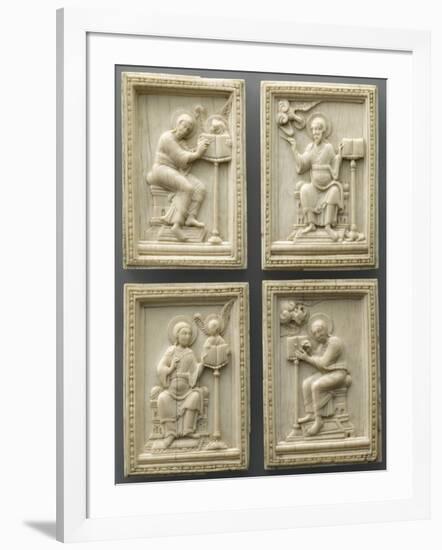 Set of Four Plates: the Evangelists and their Symbols-null-Framed Giclee Print