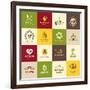 Set Of Icons For Food-varijanta-Framed Art Print