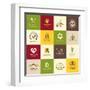 Set Of Icons For Food-varijanta-Framed Art Print