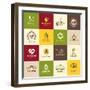 Set Of Icons For Food-varijanta-Framed Art Print