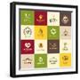 Set Of Icons For Food-varijanta-Framed Art Print