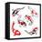 Set Of Koi Fish Illustration-Pixelcraft-Framed Stretched Canvas