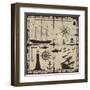 Set of Nautical Design Elements. No Trace. All Images Could Be Easy Modified-Makhnach S-Framed Art Print
