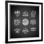 Set Of Retro Bakery Labels-Ozerina Anna-Framed Art Print