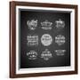 Set Of Retro Bakery Labels-Ozerina Anna-Framed Art Print