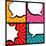 Set of Speech Bubbles in Pop Art Style-incomible-Mounted Art Print