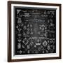 Set of Vintage Elements, Chalk Style-Roverto-Framed Art Print