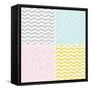 Set of Zigzags and Chevrons-hellena13-Framed Stretched Canvas