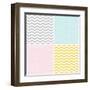 Set of Zigzags and Chevrons-hellena13-Framed Art Print