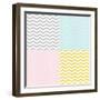 Set of Zigzags and Chevrons-hellena13-Framed Art Print