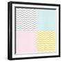 Set of Zigzags and Chevrons-hellena13-Framed Art Print