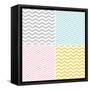 Set of Zigzags and Chevrons-hellena13-Framed Stretched Canvas