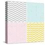 Set of Zigzags and Chevrons-hellena13-Stretched Canvas