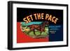 Set the Pace-null-Framed Art Print