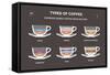 Set Types of Coffee. Info-Graphic-sonyakamoz-Framed Stretched Canvas