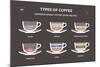 Set Types of Coffee. Info-Graphic-sonyakamoz-Mounted Art Print