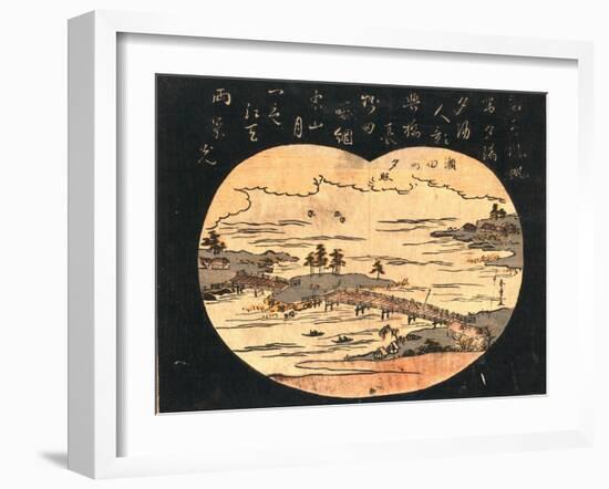 Seta No Sekisho-Katsukawa Shunsho-Framed Giclee Print