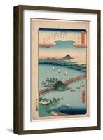 Seta No Sekisho-Utagawa Hiroshige-Framed Giclee Print