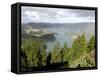 Sete Citades Lake, Sao Miguel Island, Azores, Portugal, Europe-De Mann Jean-Pierre-Framed Stretched Canvas