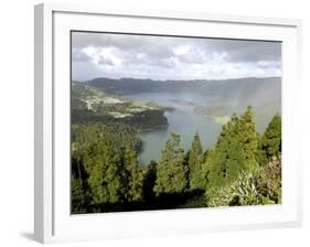 Sete Citades Lake, Sao Miguel Island, Azores, Portugal, Europe-De Mann Jean-Pierre-Framed Photographic Print