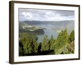 Sete Citades Lake, Sao Miguel Island, Azores, Portugal, Europe-De Mann Jean-Pierre-Framed Photographic Print