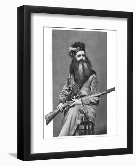 Seth Kinman, American Hunter, 19th Century-null-Framed Giclee Print