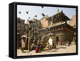 Seto Machendranath Temple, Nepal-Don Smith-Framed Stretched Canvas