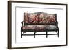 Settee, Belonging to a Suite of Chippendale Furniture Covered in an 18th-Century Tapestry-null-Framed Giclee Print