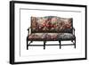 Settee, Belonging to a Suite of Chippendale Furniture Covered in an 18th-Century Tapestry-null-Framed Giclee Print