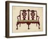 Settee, Property of Miss Mills-Shirley Charles Llewellyn Slocombe-Framed Giclee Print