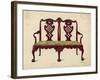 Settee, Property of Miss Mills-Shirley Charles Llewellyn Slocombe-Framed Giclee Print