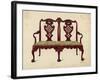Settee, Property of Miss Mills-Shirley Charles Llewellyn Slocombe-Framed Giclee Print
