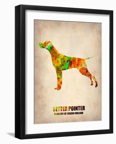 Setter Pointer Poster-NaxArt-Framed Art Print