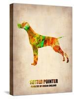 Setter Pointer Poster-NaxArt-Stretched Canvas