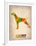 Setter Pointer Poster-NaxArt-Framed Art Print