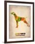 Setter Pointer Poster-NaxArt-Framed Art Print