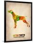 Setter Pointer Poster-NaxArt-Framed Art Print